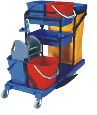 3 Layers cleaning trolley 