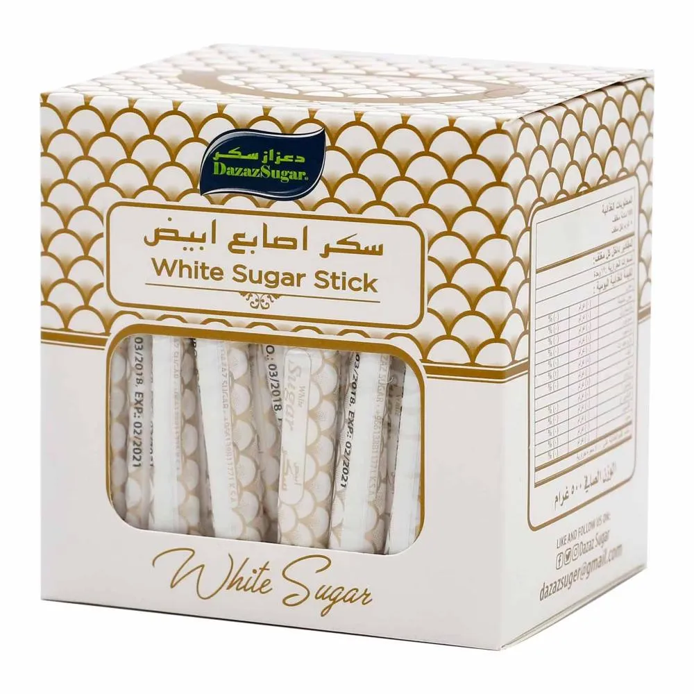 Sugar Dazzaz white 100 sachets