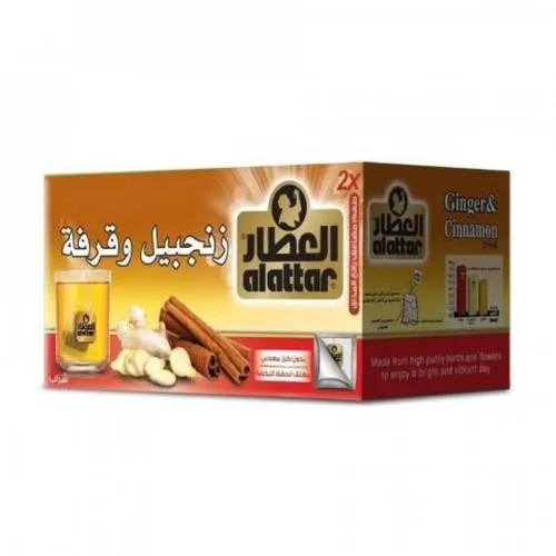 شاي العطار زنجبيل و قرفة 20 خيط