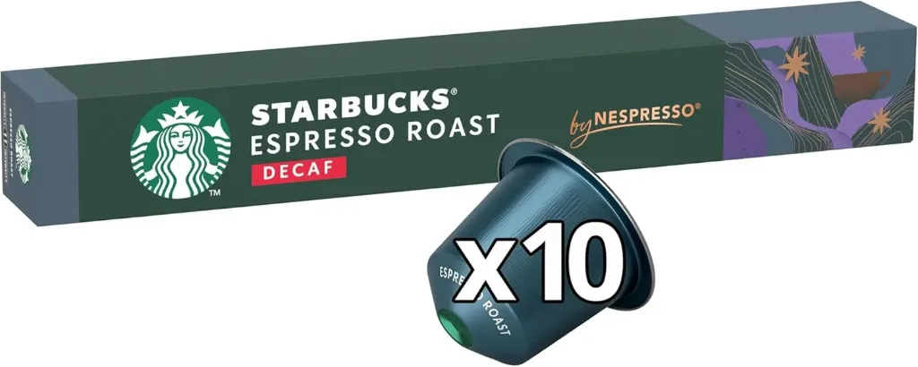 Starbucks Espresso Roast Decaf Capsule Coffee