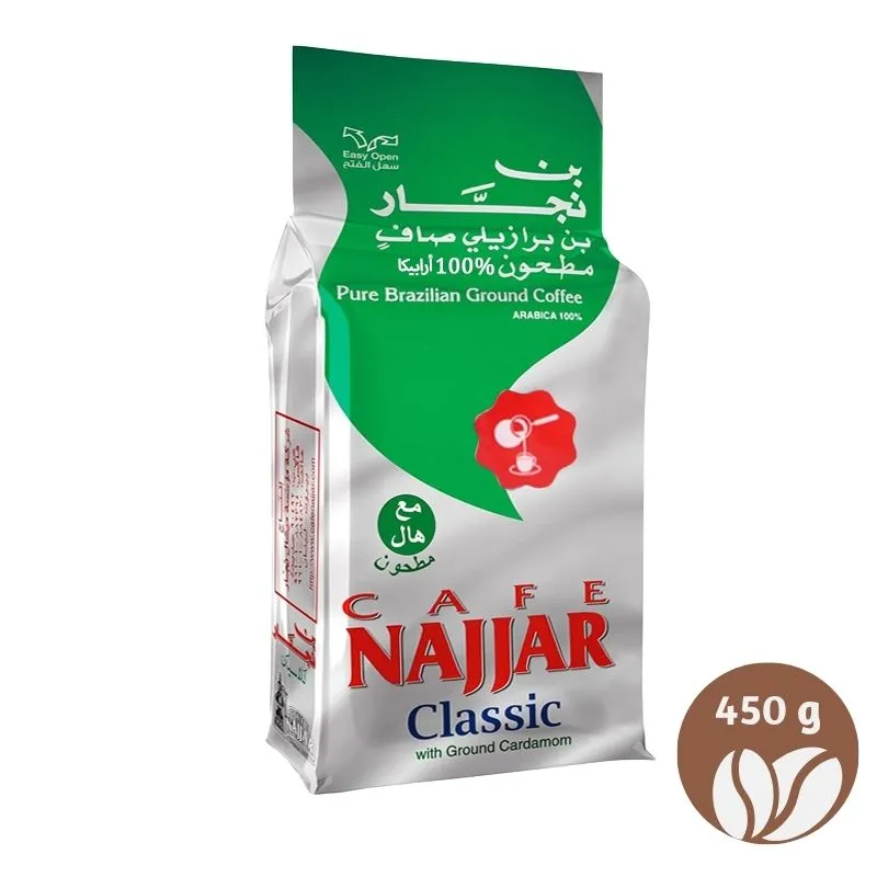 قهوة بن النجار كلاسيك بالهيل 200جم