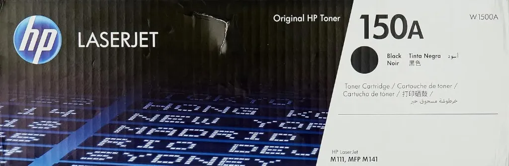 HP 150A Black Original LaserJet Toner Cartridge - W1500A