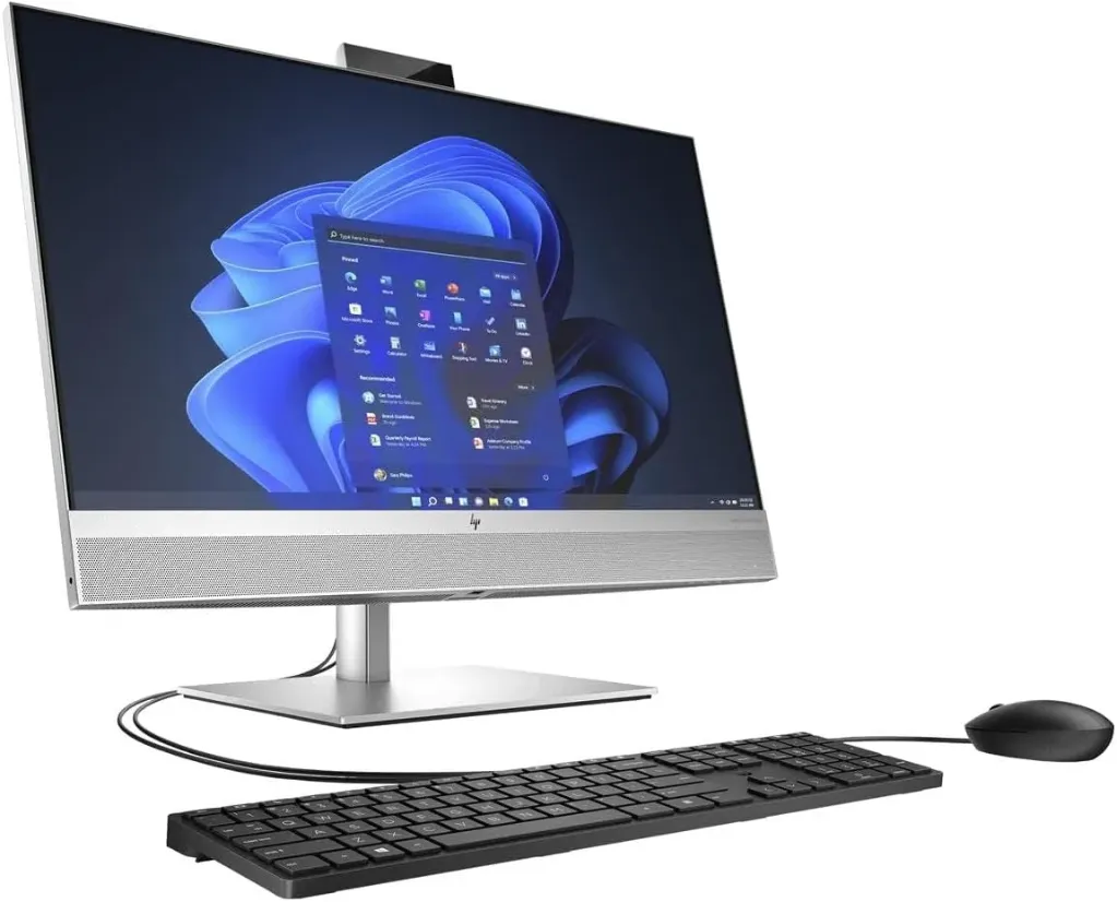 كمبيوتر مدمج اتش بي بشاشة لمس  HP Elite One 870 G9 All in One AIO PC  Core i7-14700, 16GB,1TB SSD 27 inch Touch, WIN11 PRO (5V6W2ES)