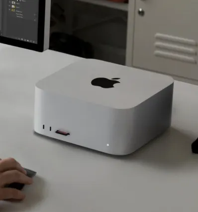 كمبيوتر آبل ماك ستوديو ام 3 PC APPLE Mac Studio, M4 Max, 28 Core, 60 Core-GPU ,96GB, 1TB SSD, Silver