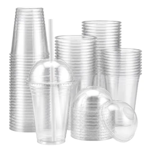 PLASTIC CUP 12OZ WITH LID