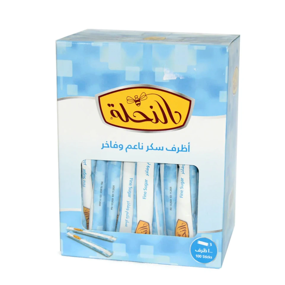 White sugar Al-Nahla 100 sachets